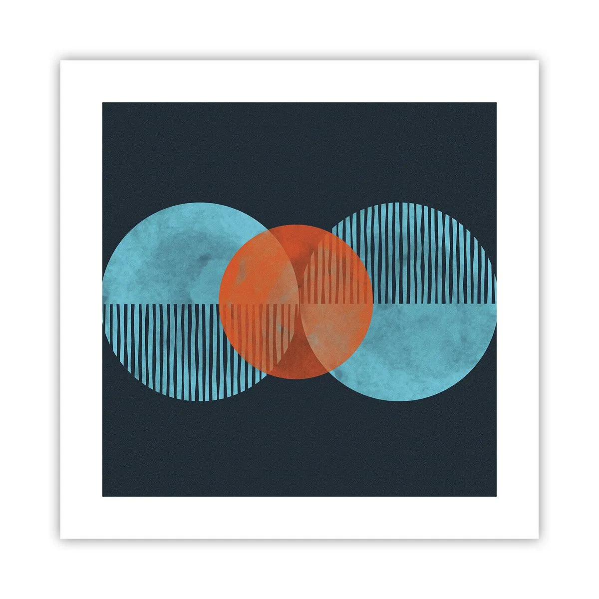 Poster - Symmetrische compositie - 40x40 cm