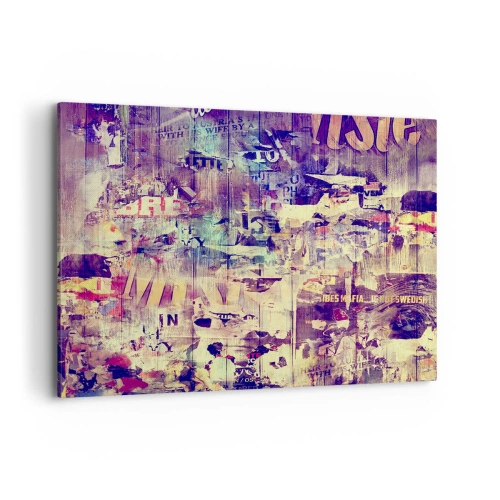 Schilderen op canvas - En dat is alles wat er zal blijven - 120x80 cm