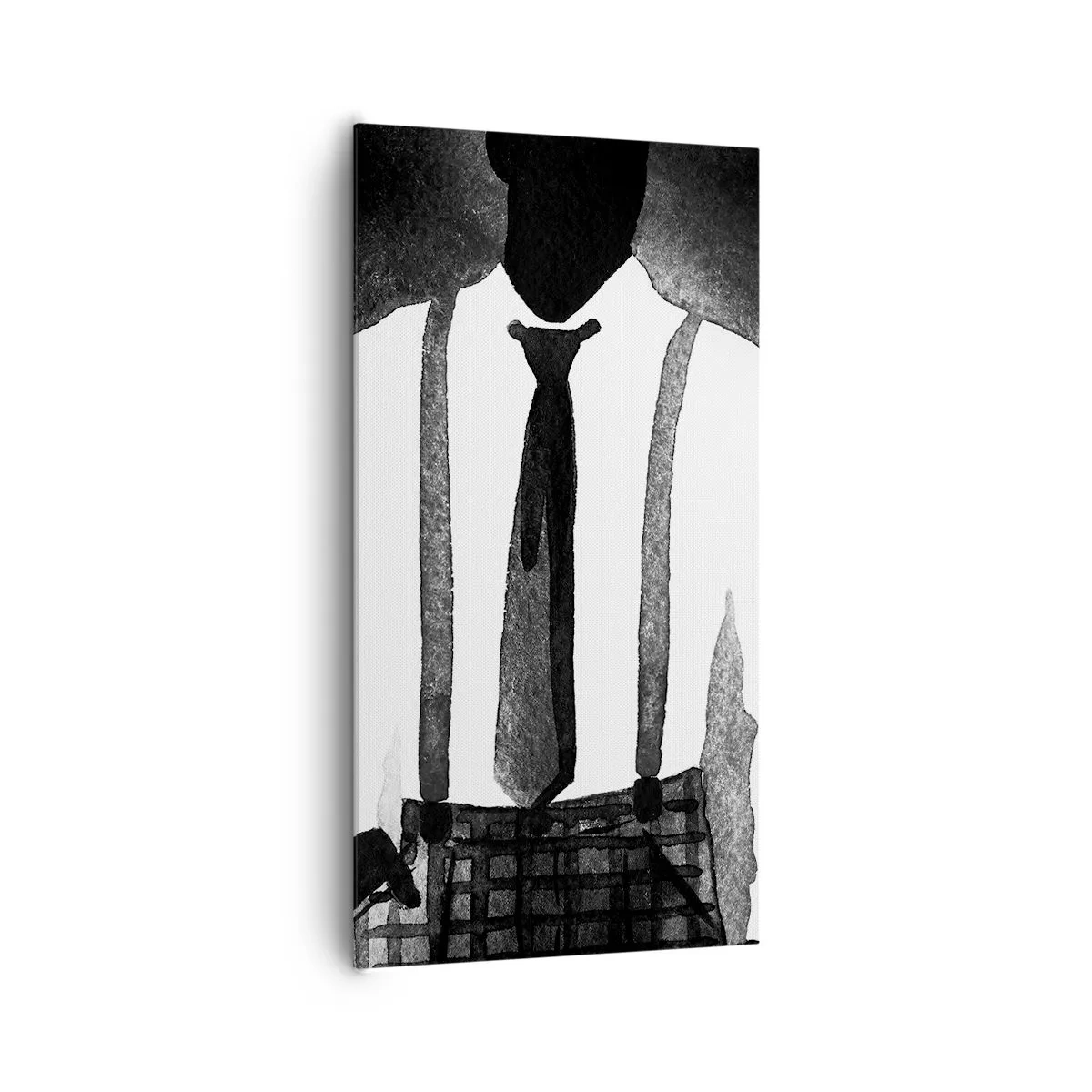 Schilderen op canvas - In een noir sfeer - 65x120 cm