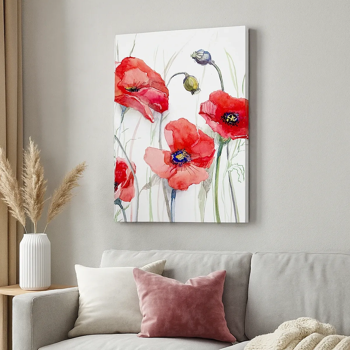 Schilderen op canvas - Poolse bloemen - 50x70 cm