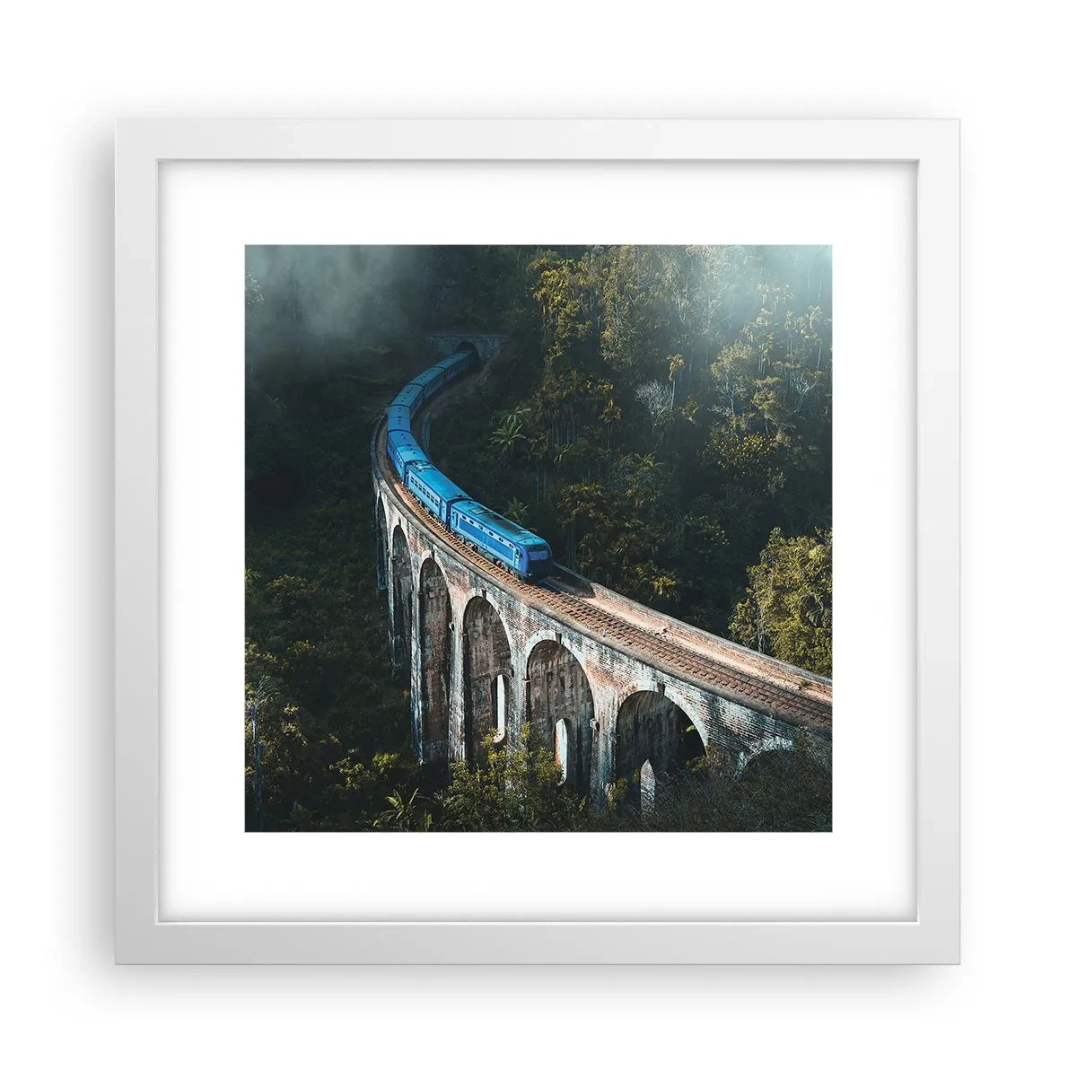 Poster in een witte lijst - Neiging tot natuur - 30x30 cm