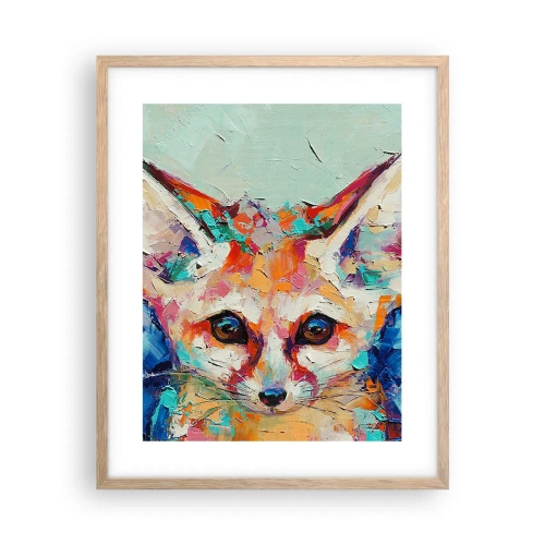 Een poster in een licht eiken lijst - Ben je klaar voor mij? - 40x50 cm