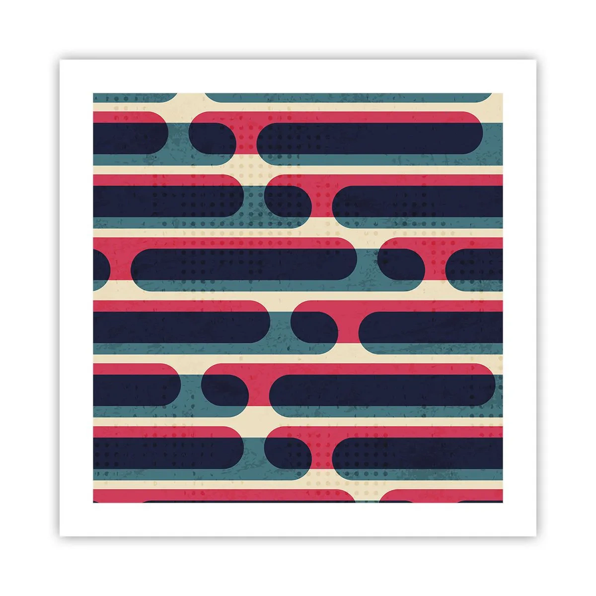 Poster - In de diepte en vooruit - 50x50 cm