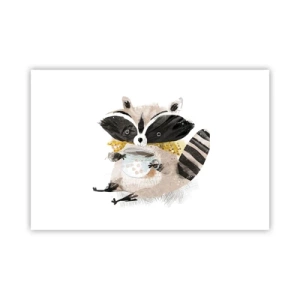 Poster - Mijn vriend de wasbeer - 91x61 cm