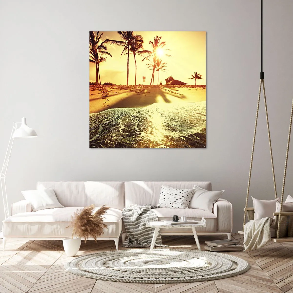 Schilderen op canvas - Californië middag - 30x30 cm