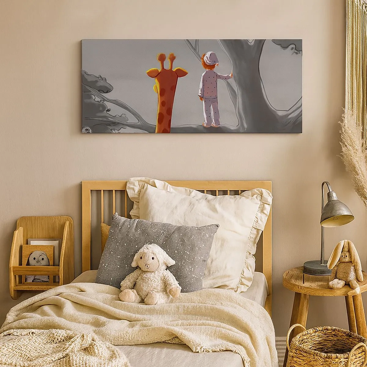 Schilderen op canvas - Dit gebeurt echt - 100x40 cm