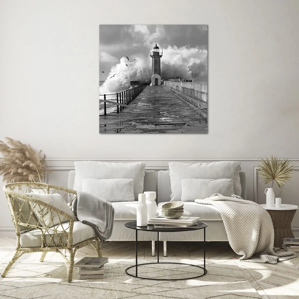 Schilderen op glas - Onbevreesd - 60x60 cm