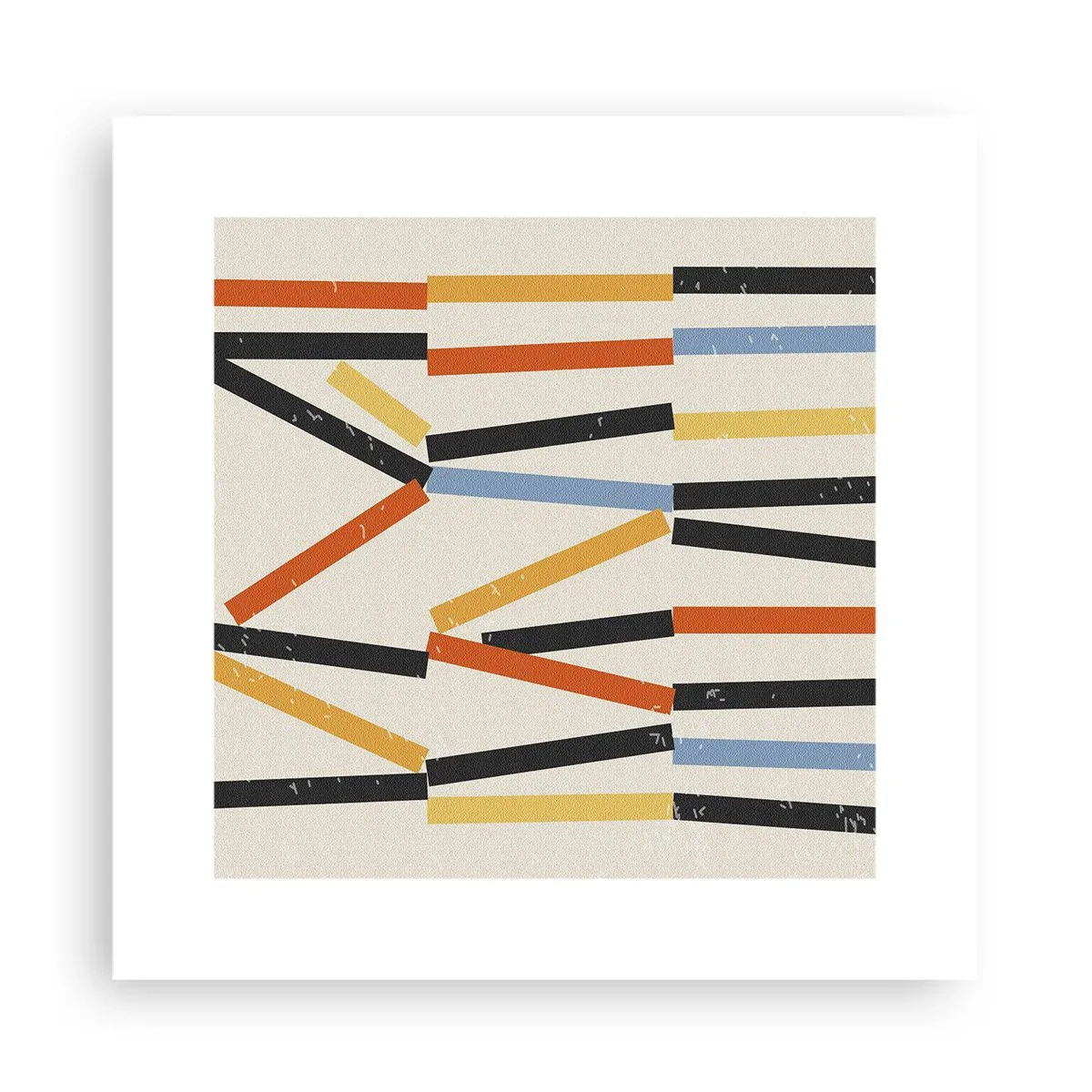 Poster - Compositie op goed niveau - 30x30 cm