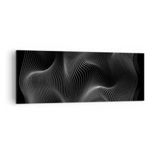 Schilderen op canvas - Dans van licht in de ruimte - 140x50 cm