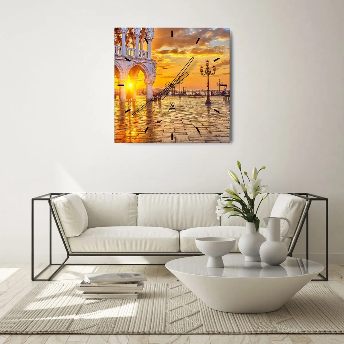 Wandklok - Klok - Waar is iedereen? - 30x30 cm