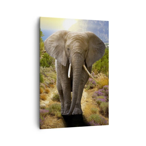 Schilderen op canvas - Zo zag Eden eruit - 70x100 cm