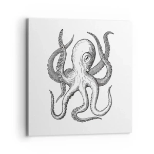 Schilderen op canvas - Dansend met de golven - 70x70 cm