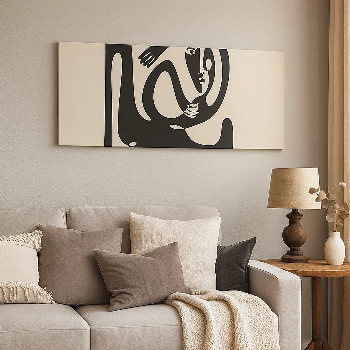 Schilderen op canvas - Bijna Picasso - 30x30 cm