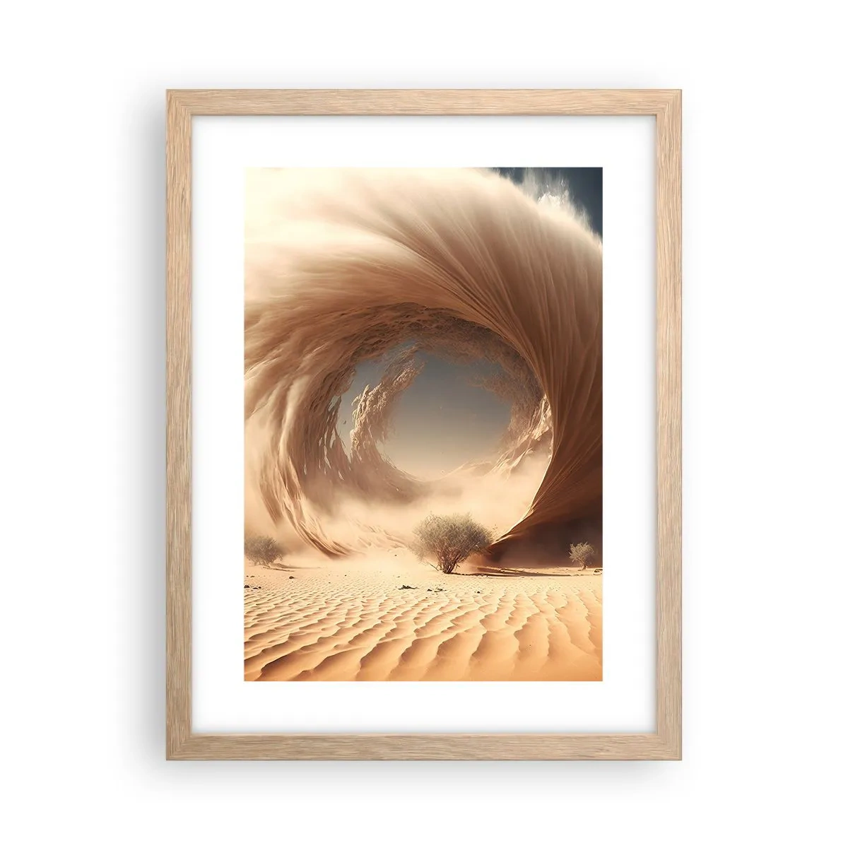 Een poster in een licht eiken lijst - Open portaal - 30x40 cm