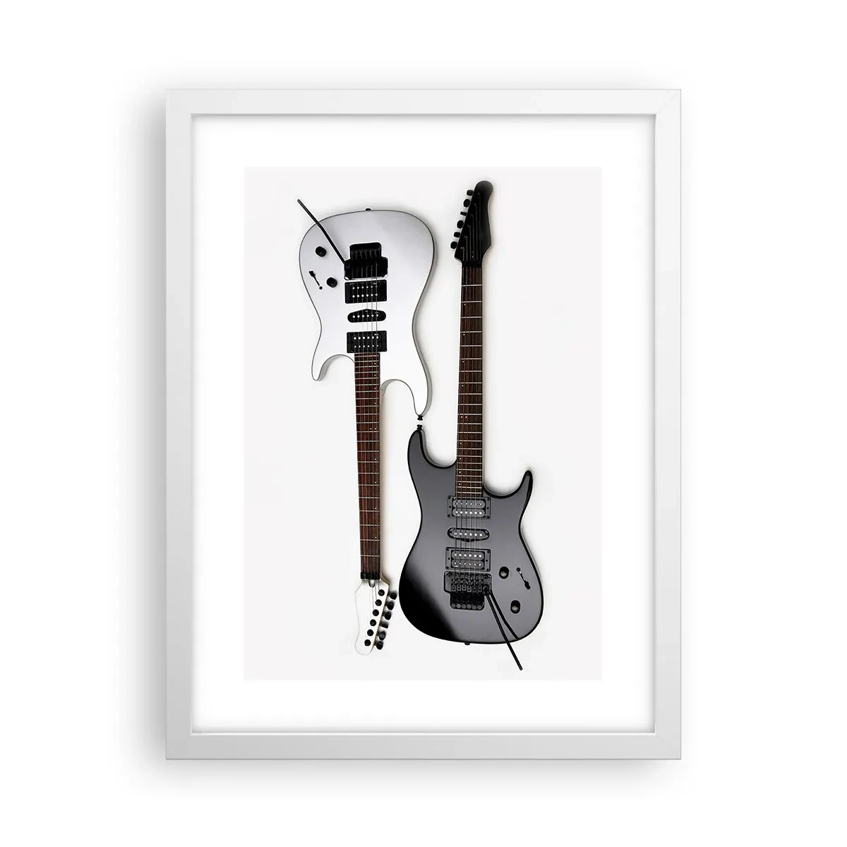 Poster in een witte lijst - Harmonie van vormen - 30x40 cm