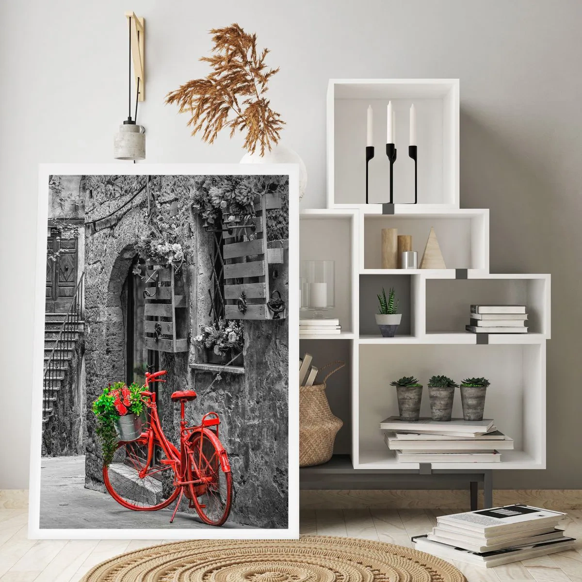 Poster - Toscaanse steeg - 30x40 cm