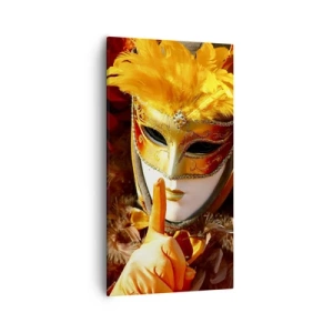 Schilderen op canvas - Mysterie maakt deel uit van het spel - 55x100 cm
