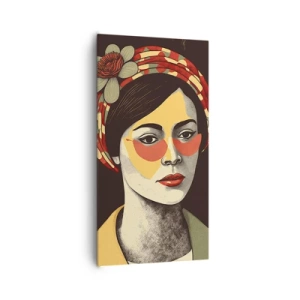 Schilderen op canvas - Koraal Dame - 65x120 cm