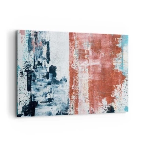 Schilderen op canvas - Fifty Fifty abstract - 120x80 cm