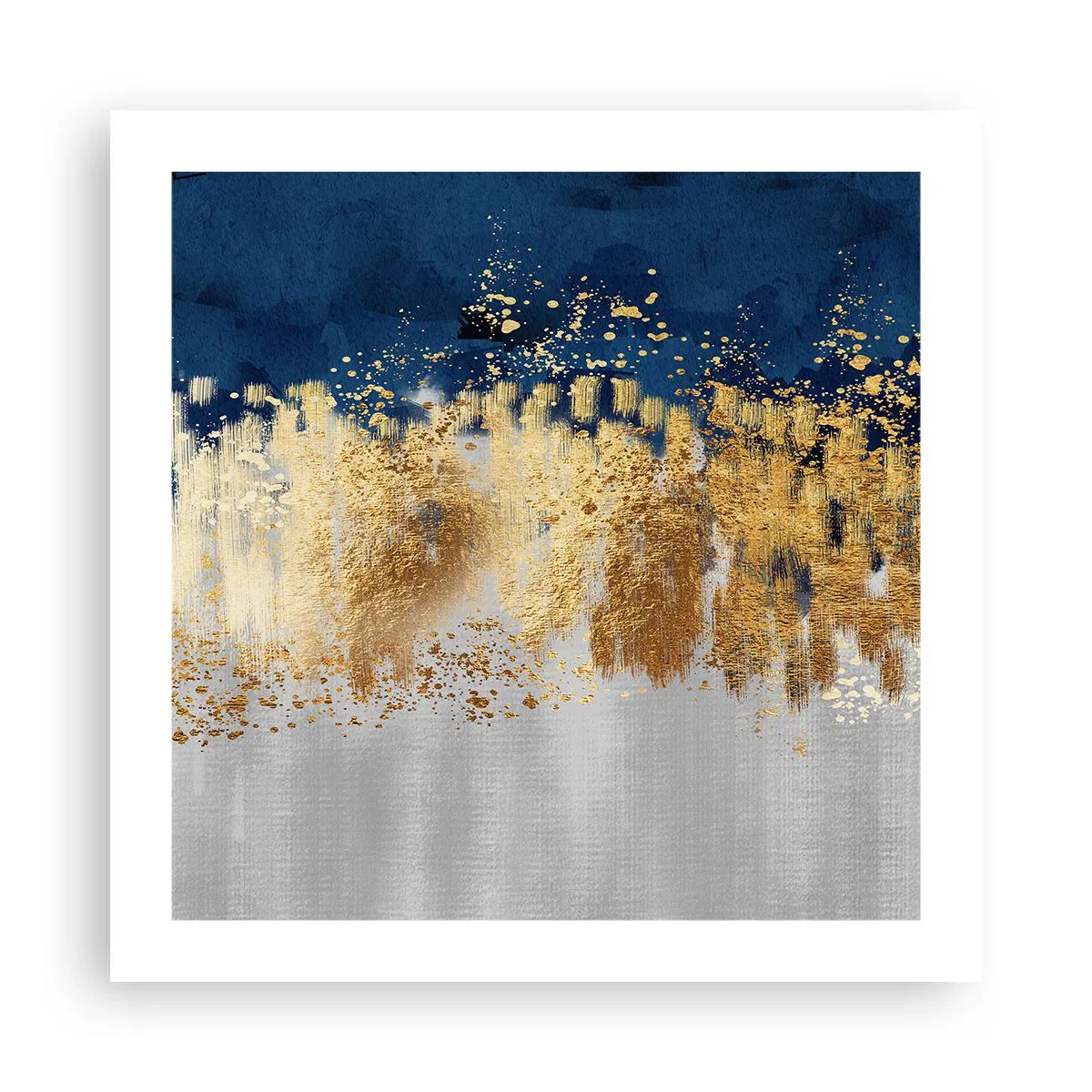 Poster - Een moderne compositie met sprankeling - 50x50 cm