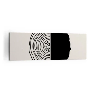 Schilderen op canvas - Half om half - 160x50 cm