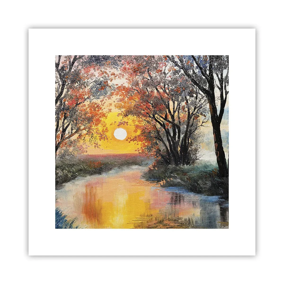 Poster - Herfst vibes - 30x30 cm