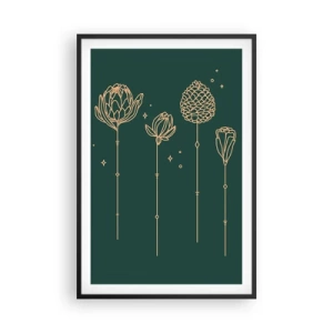 Poster in een zwarte lijst - Kruidenfamiie / Familie Ziółkowsi ?? - 61x91 cm