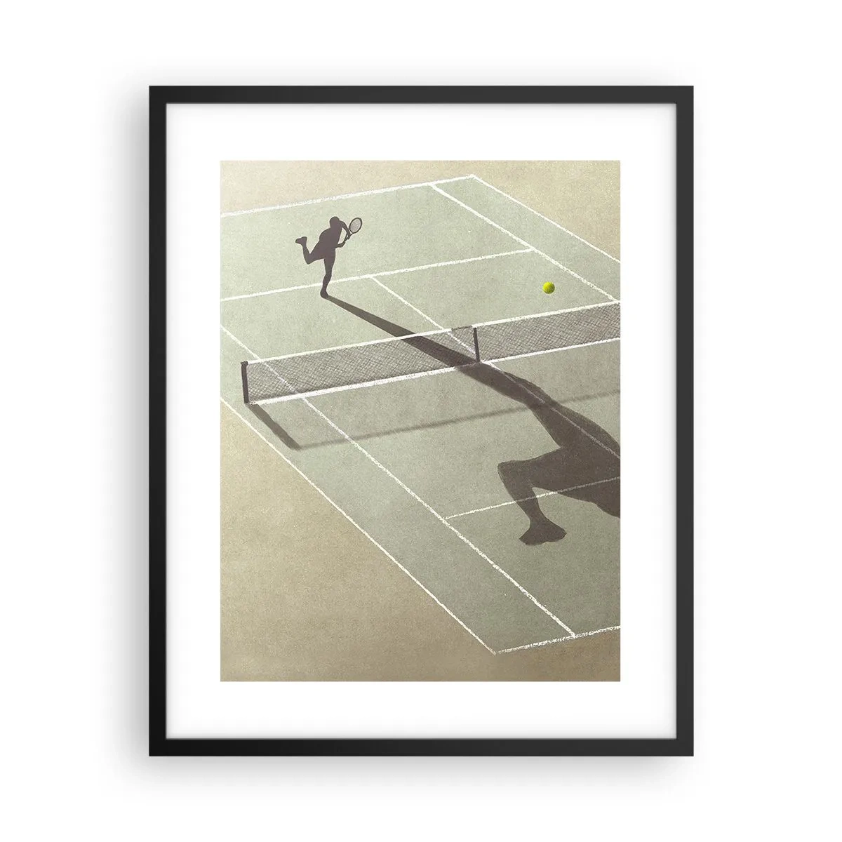 Poster in een zwarte lijst - Jezelf overwinnen - 40x50 cm