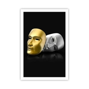 Poster - Het leven is theater - 61x91 cm