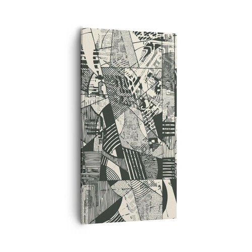 Schilderen op canvas - De dynamiek van nu - 55x100 cm