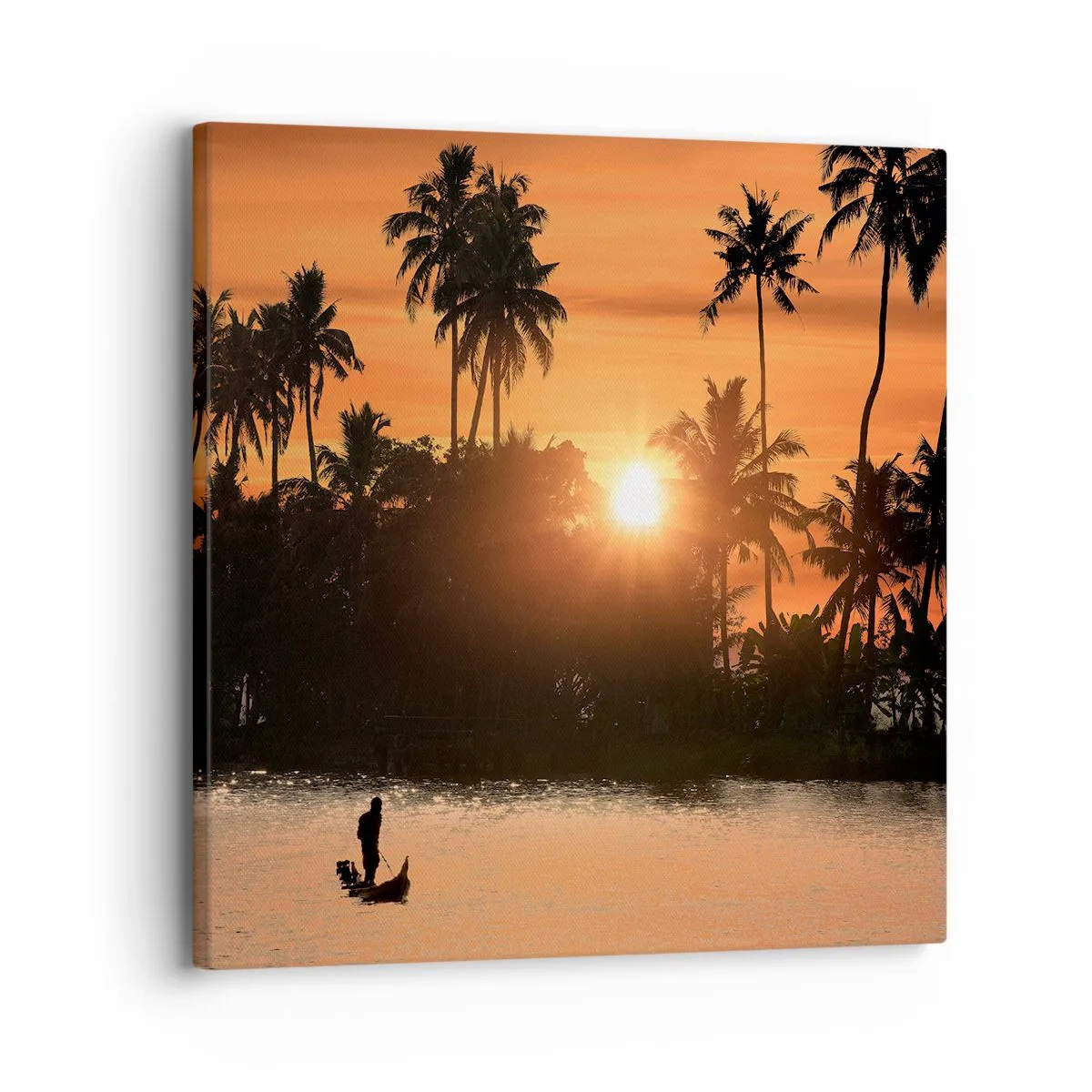 Schilderen op canvas - Tijd om te ontspannen - 30x30 cm