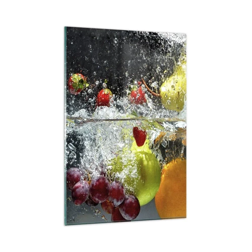 Schilderen op glas - Fruit verfrissing - 80x120 cm