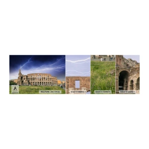 Fotobehang Staaltje Standard Eco - Strijd Arena - Architectuur, Rome, Colosseum - 100x30 cm