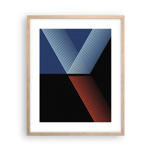 Een poster in een licht eiken lijst - Een eenvoudig verhaal - 40x50 cm