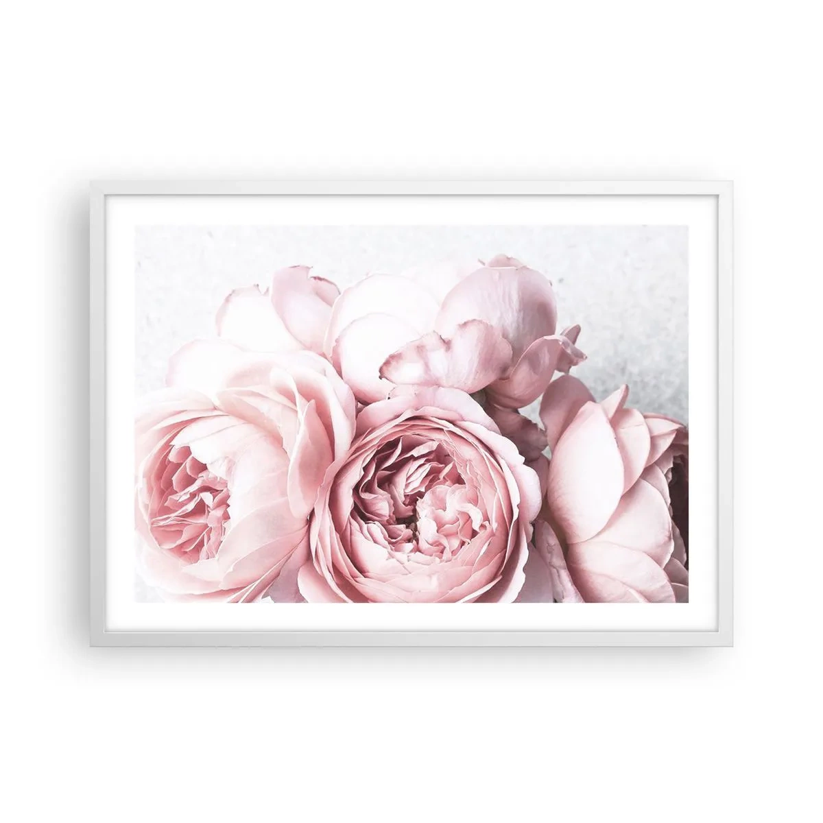 Poster in een witte lijst - Voor romantici - 70x50 cm
