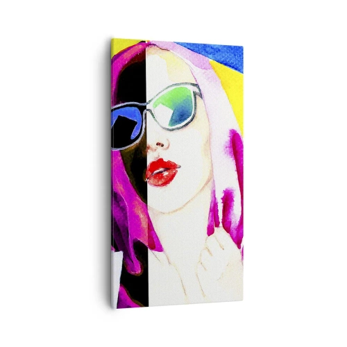 Schilderen op canvas - Ik ben niet wit en ik ben niet zwart - 55x100 cm