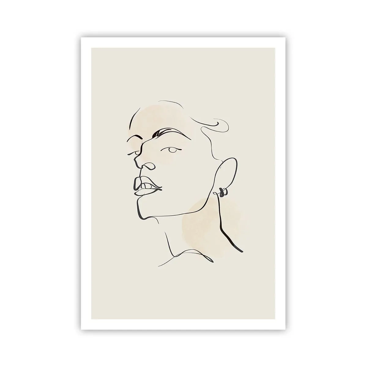 Poster - Een trotse blik - 70x100 cm