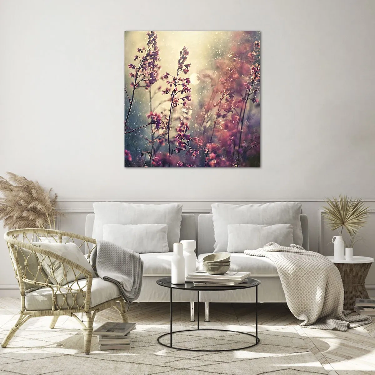 Schilderen op glas - Geheime Tuin - 60x60 cm