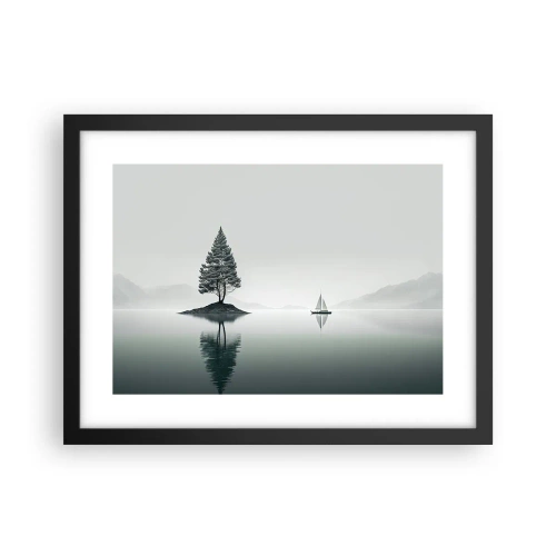 Poster in een zwarte lijst - Droom - 40x30 cm