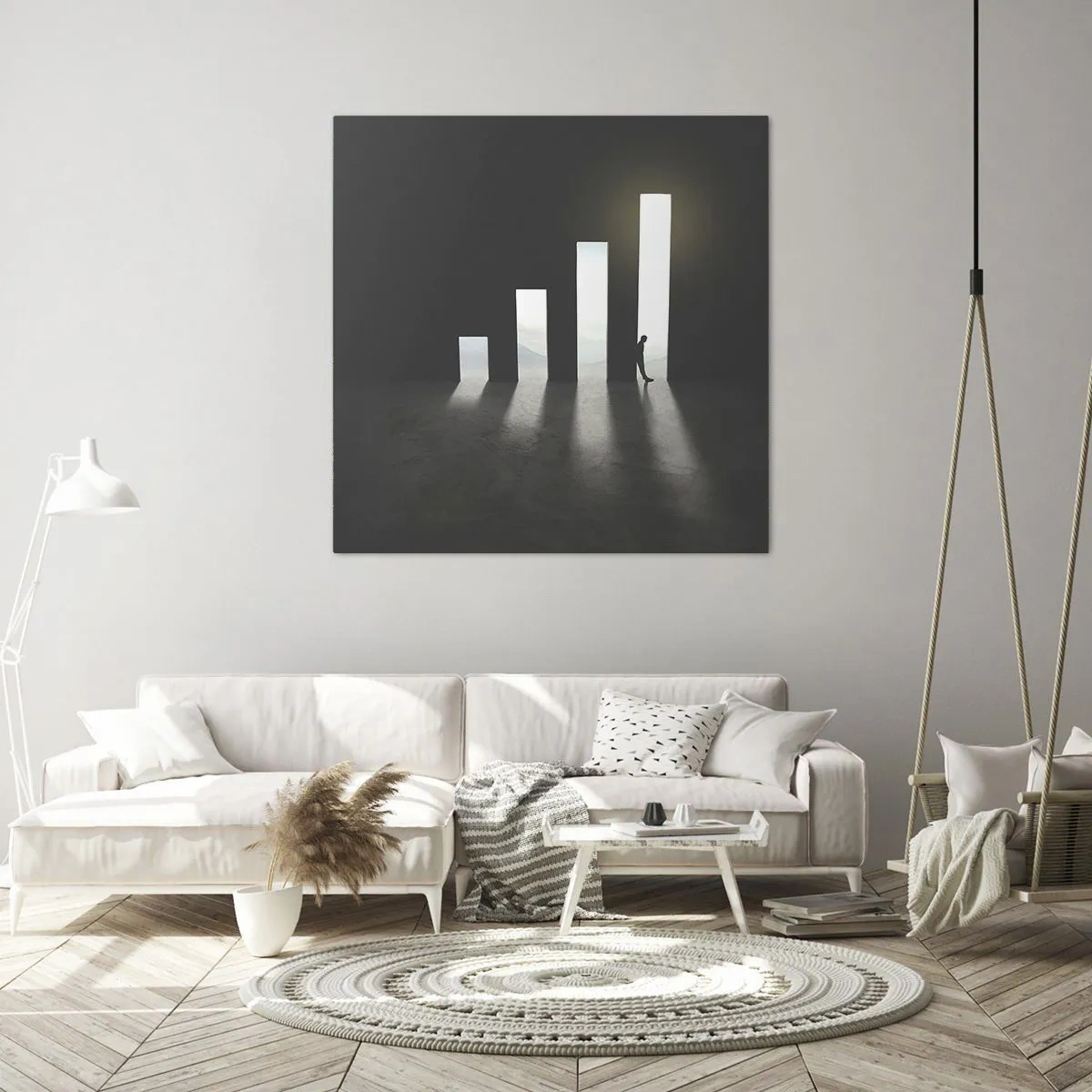 Schilderen op canvas - Succes - impressie - 60x60 cm