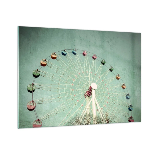 Schilderen op glas - Wij nodigen u uit om plezier te hebben - 100x70 cm