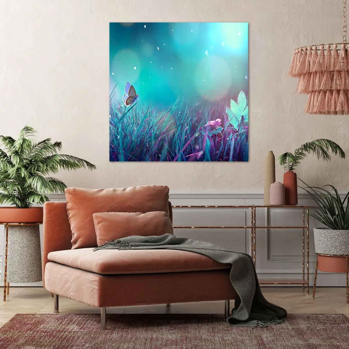 Schilderen op canvas - Het geheime leven van de weide - 50x50 cm