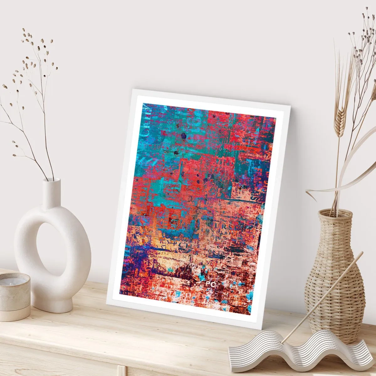 Poster in een witte lijst - Geheugen en vergetelheid - 70x100 cm