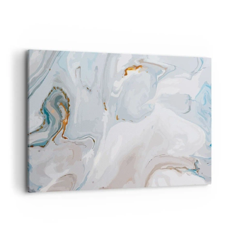 Schilderen op canvas - Het wit is verheven - 100x70 cm