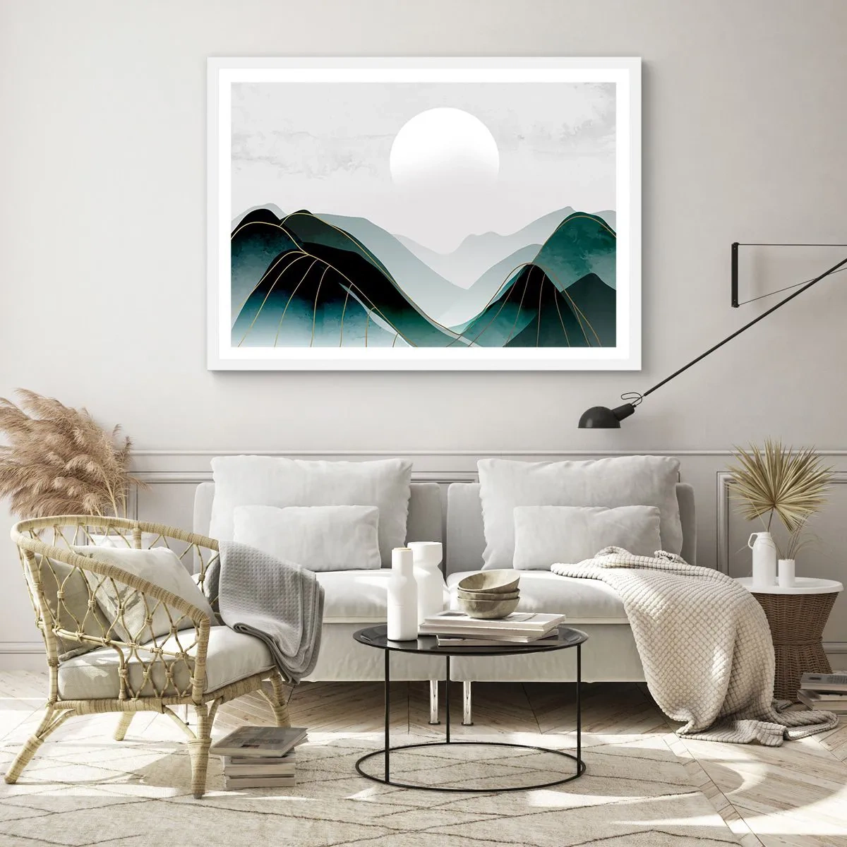 Poster in een witte lijst - In volle majesteit - 40x30 cm