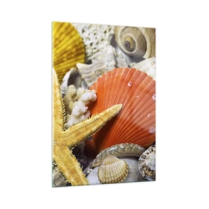 Schilderen op glas - Oceaan schatten - 50x70 cm