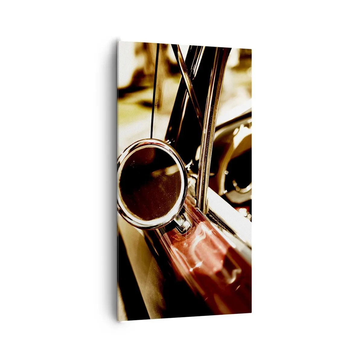 Schilderen op canvas - Een auto met een ziel - 65x120 cm