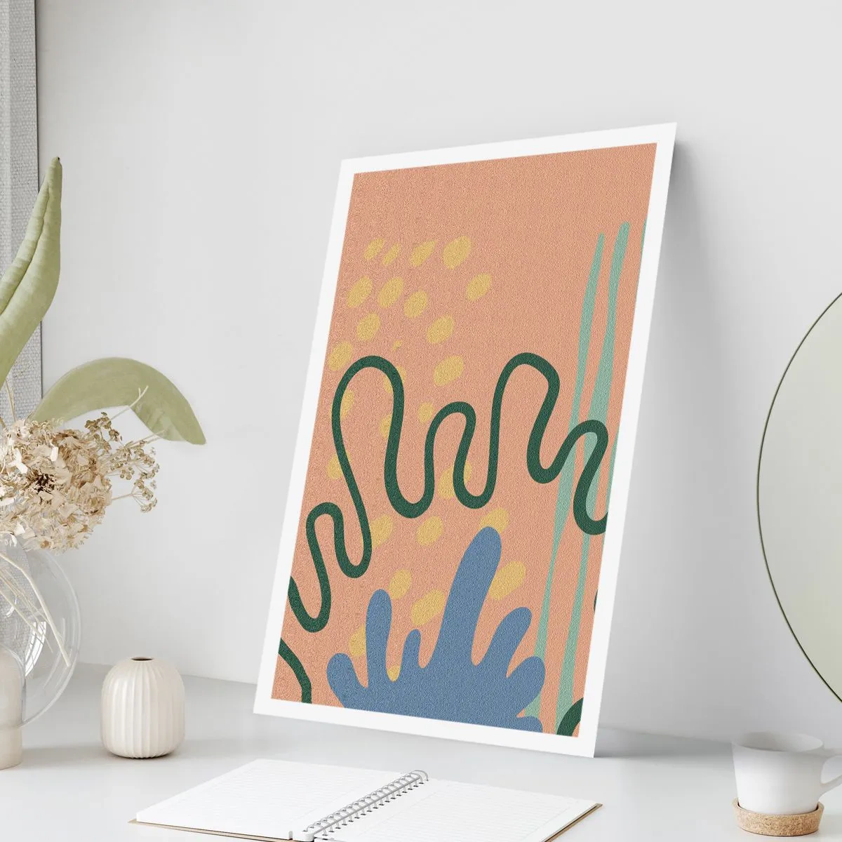 Poster - Abstractie: verscheidenheid van de natuur - 50x70 cm