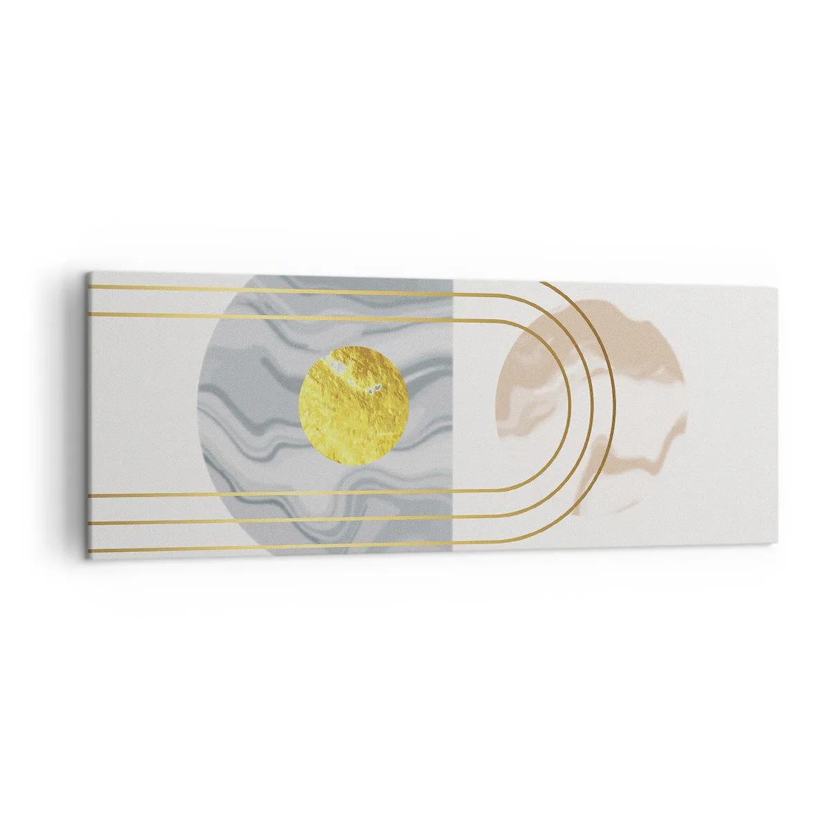 Schilderen op canvas - Helderheid en schittering - 140x50 cm