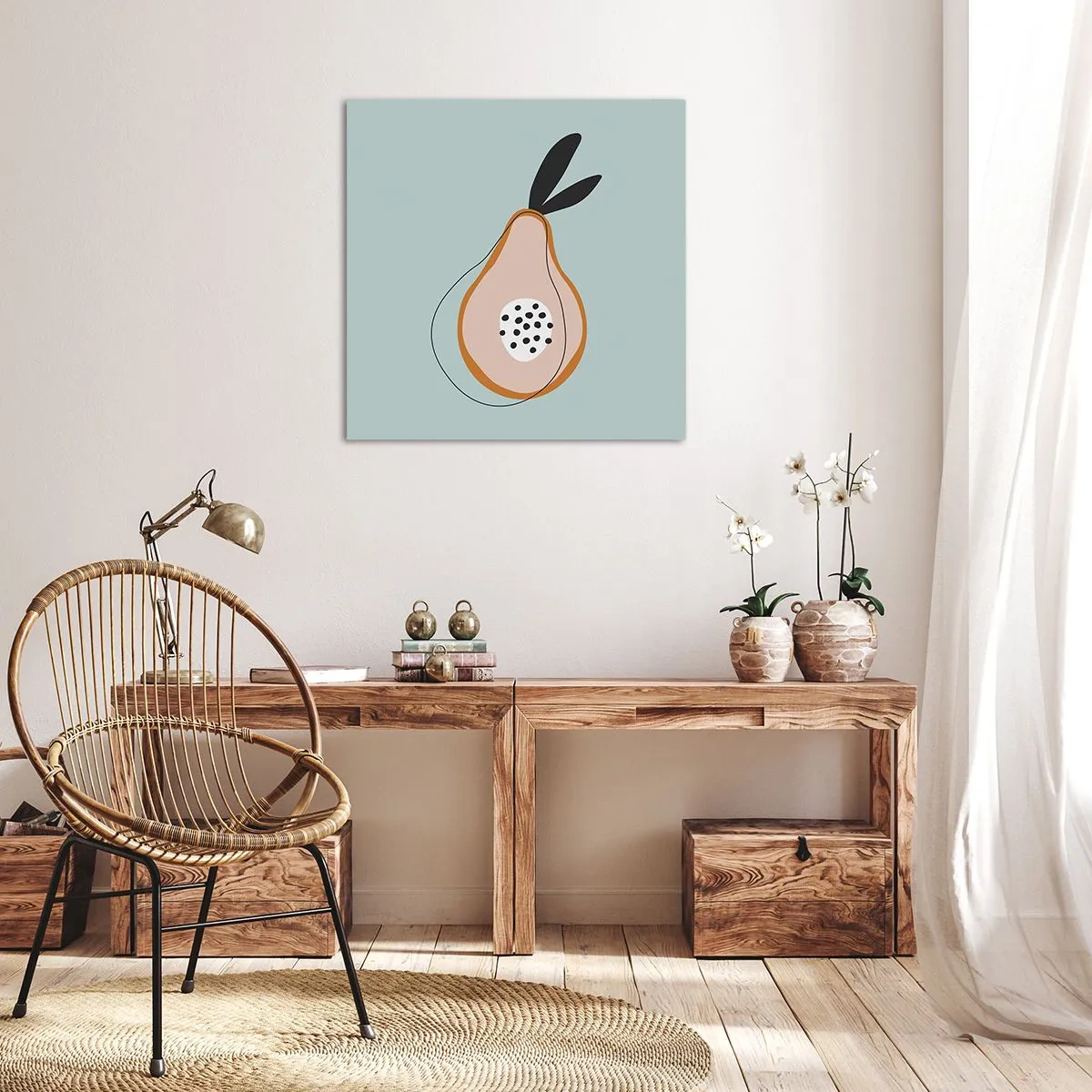 Schilderen op canvas - Doordringen in de aard van de dingen - 60x60 cm